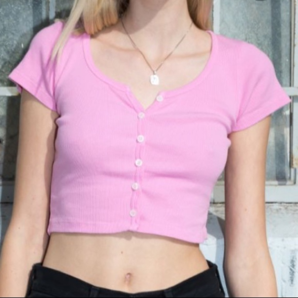brandy bubblegum pink zelly top